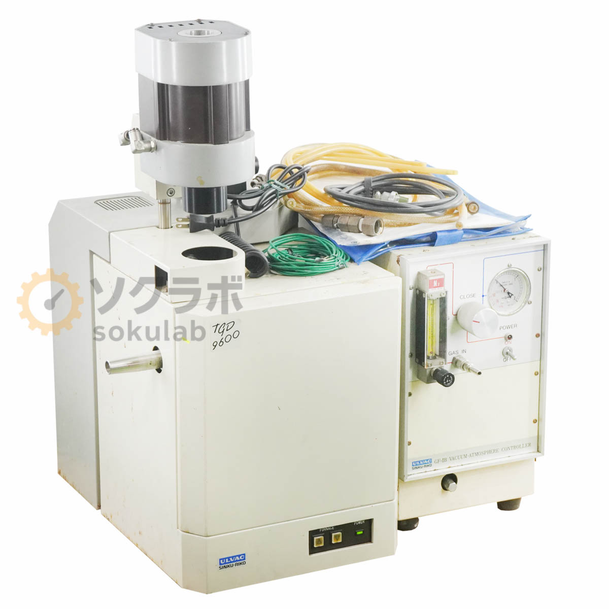 【中古】[DW]8日保証 ULVAC TGD-9500 TGD-9000 TGD-9600？ 示差熱天秤 熱分析装置 GF-IB P43C TGD-9S MTS2-4K 電源コード 取扱説明書 [07774-0002]