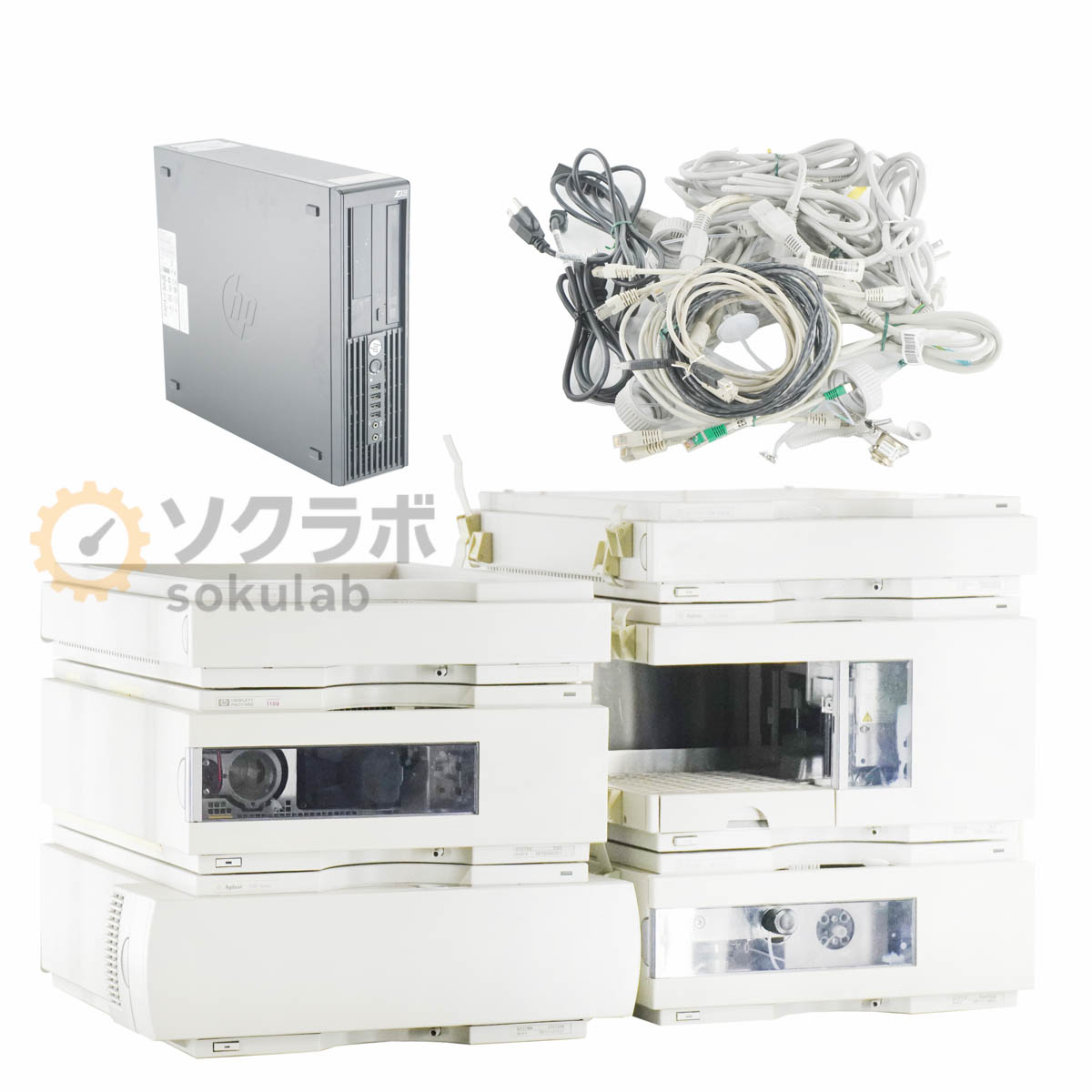 【中古】[DW]8日保証 セット Agilent hp G1311A G1313A G1316A G1315A G1322A 1100 HPLC 液クロ Liquid..