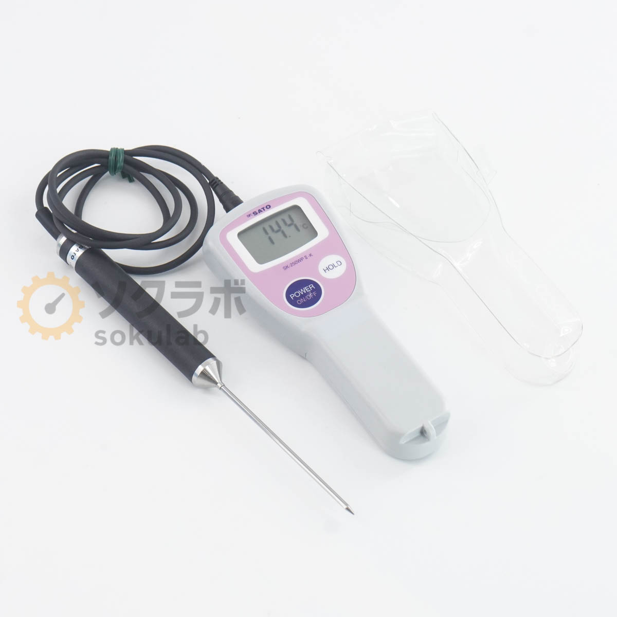 乐天商城 - 【中古】[DW]8日保証 SK SATO SK-250WPII-K DIGITAL THERMOMETER 防水型 デジタル温度計 SWPII-01M [07936-0013]