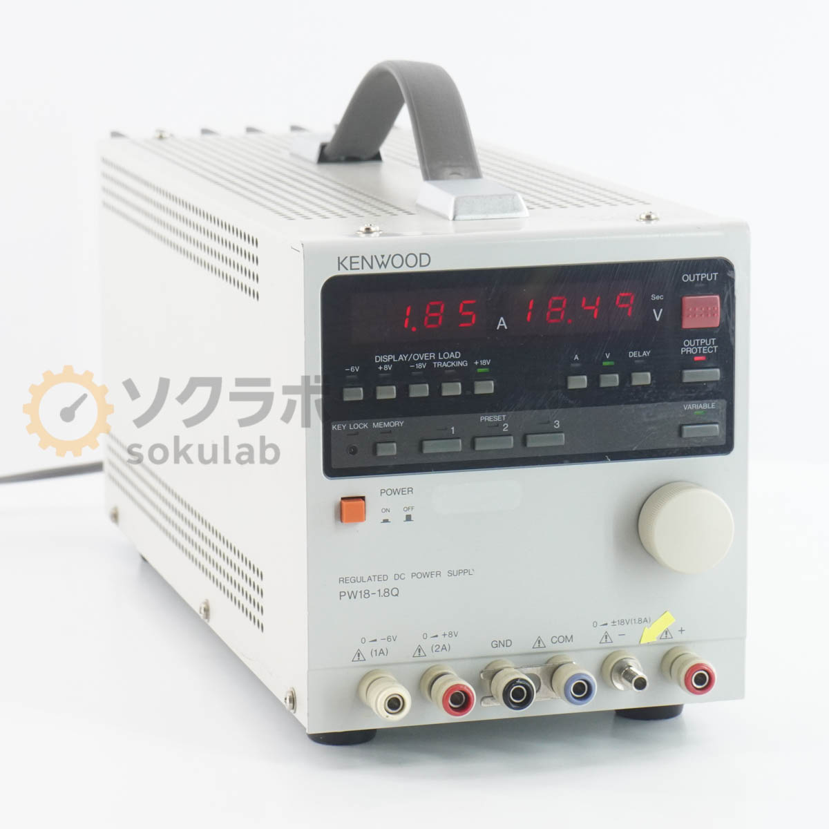 Rakuten - 【中古】[JB]保証なし TEXIO PW18-1.8Q REGULATED DC POWER SUPPLY 多出力直流安定化電源 DC電源 直流電源 電源コード [07734-0076]