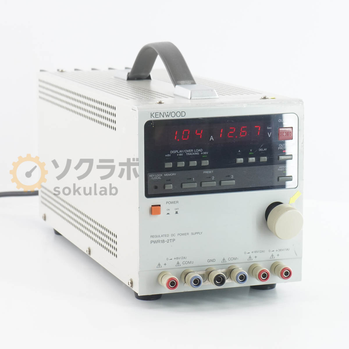 【中古】 JB 保証なし KENWOOD PWR18-2TP REGULATED DC POWER SUPPLY 多出力直流安定化電源 DC電源 直流電源 07734-0110