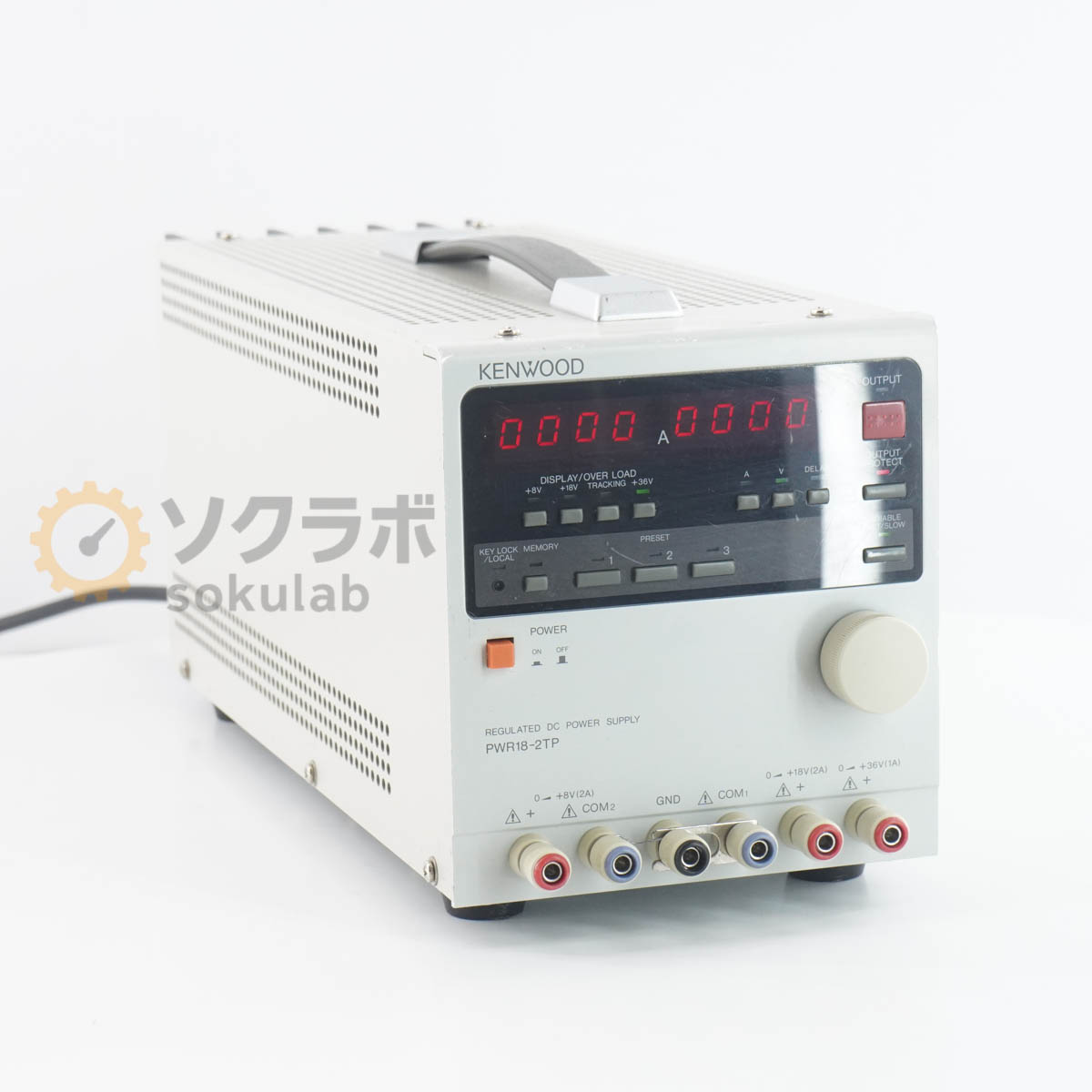 【中古】 DW 8日保証 KENWOOD PWR18-2TP REGULATED DC POWER SUPPLY 多出力直流安定化電源 DC電源 直流電源 07734-0111