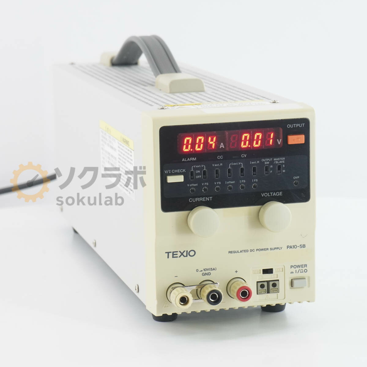 Rakuten - 【中古】[DW]8日保証 TEXIO PA10-5B PA-B REGULATED DC POWER SUPPLY 直流安定化電源 DC電源 直流電源 0-10V(5A) [07734-0178]