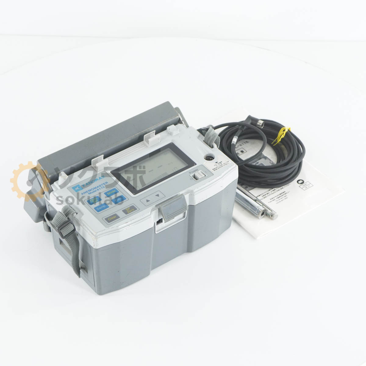 【中古】[JB]保証なし KANOMAX 6115 611 ANEMOMASTER アネモマスター 風速計 取扱説明書 [07817-0025]