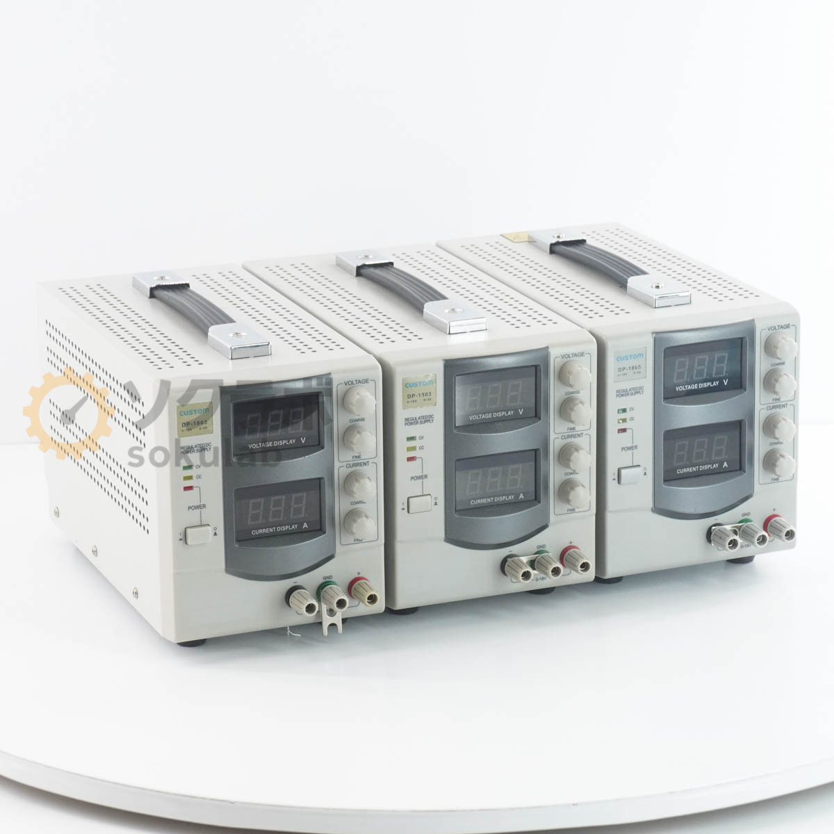 Rakuten - 【中古】[JB]保証なし セット CUSTOM DP-1803 DP-1805 REGULATED DC POWER SUPPLY 直流安定化電源 DC電源 直流電源 [07734-0021]