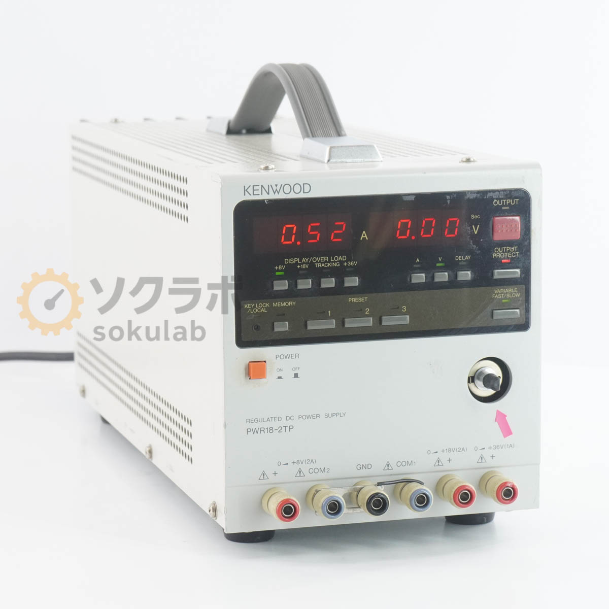 【中古】 JB 保証なし KENWOOD PWR18-2TP PWR-P REGULATED DC POWER SUPPLY 多出力直流安定化電源 DC電源 直流電源 07734-0045