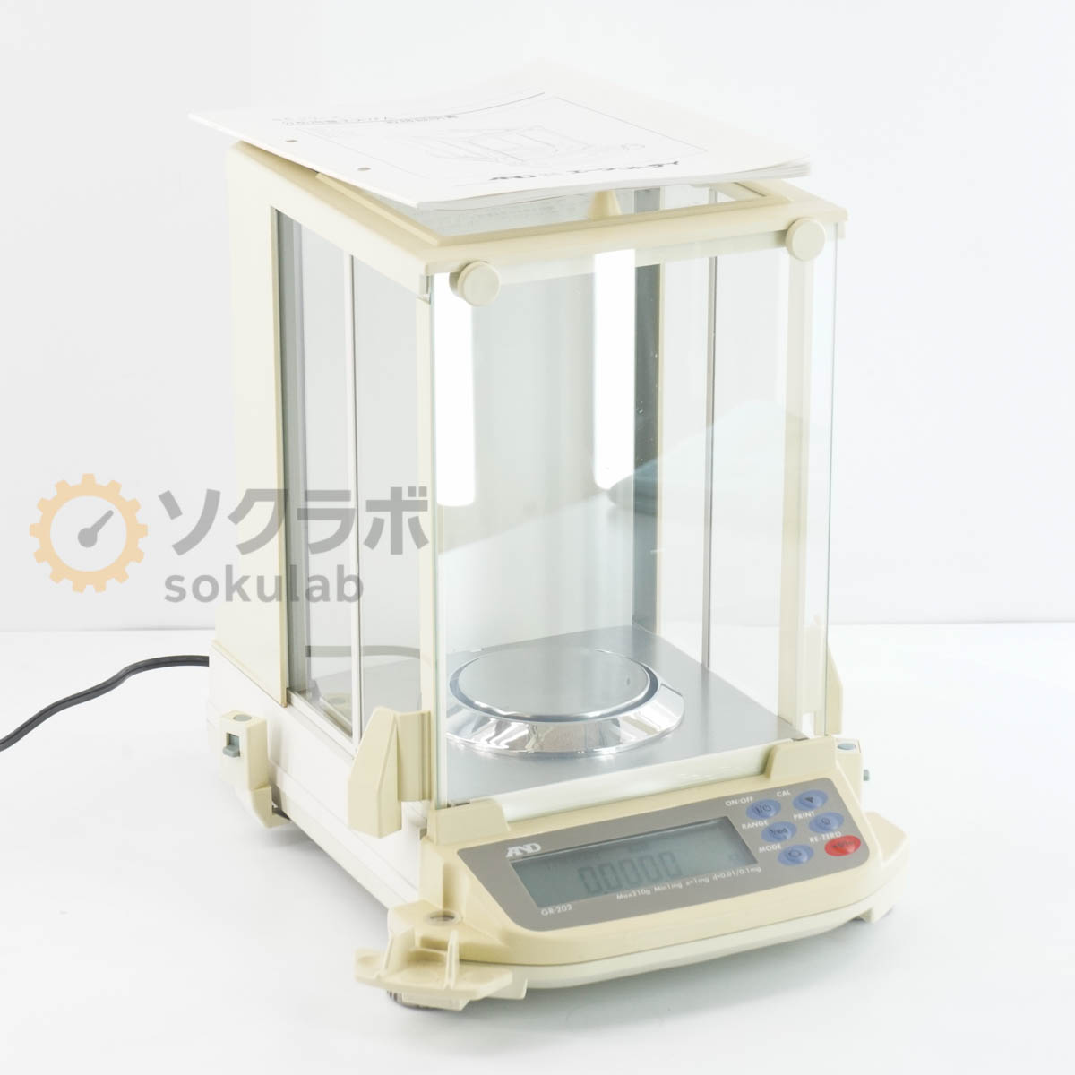 【中古】[DW]8日保証 10/2024CAL A＆D GR-202 Analytical Balance 分銅内蔵型分析天びん 分析天秤 電子..