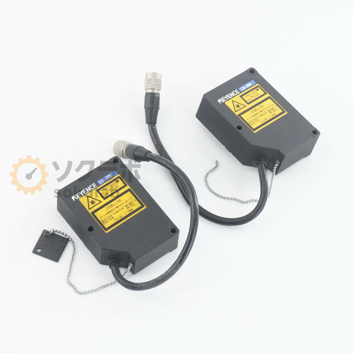 Rakuten - 【中古】[PG]8日保証 2個セット KEYENCE LB-300 Sensor Head レーザ変位計 センサヘッド レーザー変位計 センサーヘッド [07963-0076]