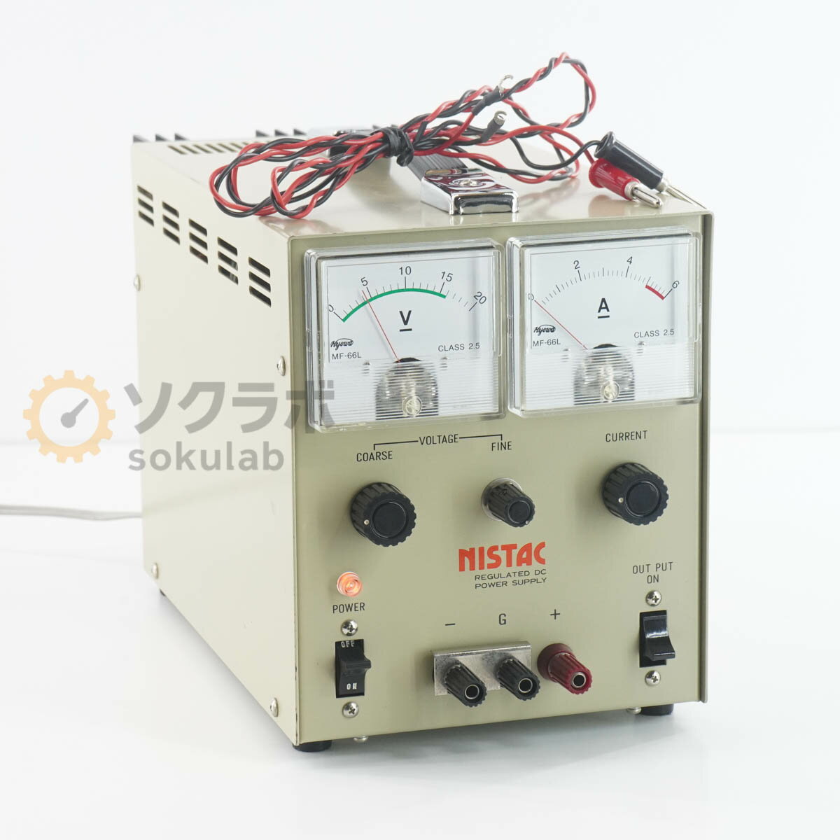 Rakuten - 【中古】[JB]保証なし STABILIZER NC-15P NISTAC REGULATED DC POWER SUPPLY 直流安定化電源 DC電源 直流電源 [07734-0007]