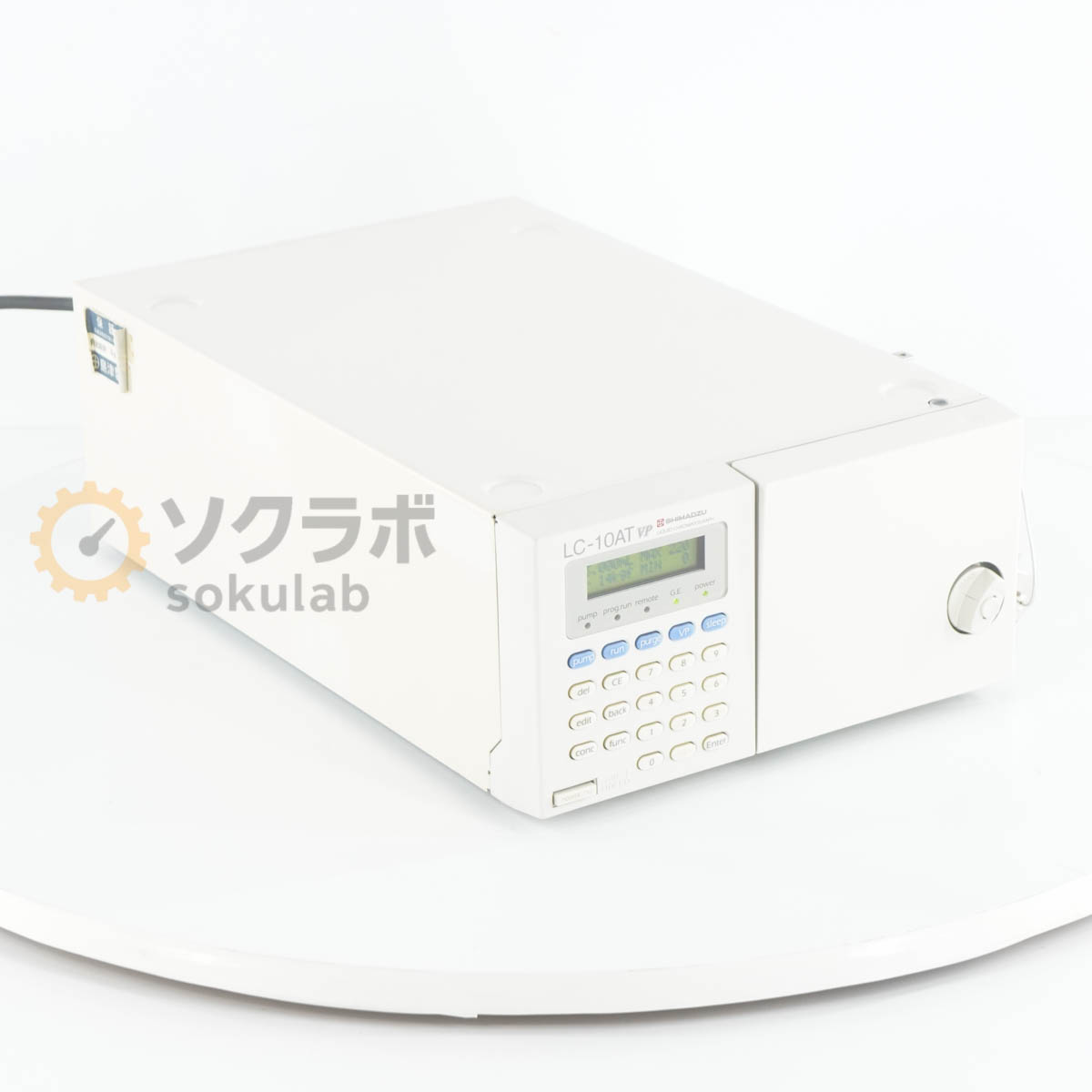 【中古】[DW]8日保証 SHIMADZU LC-10ATVP HPLC LIQUID CHROMATOGRAPH 送液ユニット 液クロ 液体クロマ..