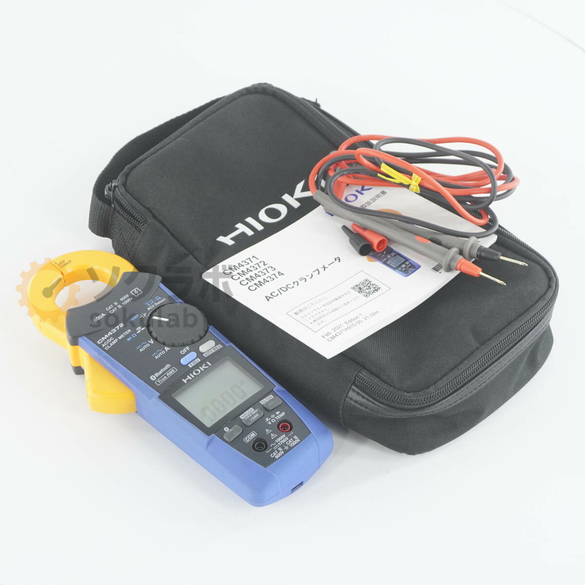 ����š�[DW]8���ݾ� HIOKI CM4372 AC/DC CLAMP METER AC/DC�����ץ᡼���� L9207-10 �谷��...