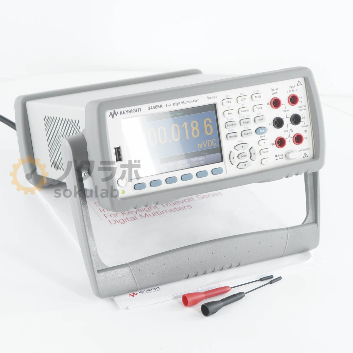 【中古】[JB]保証なし Keysight 34465A Truevolt DMM 6 1/2 Digit Multimeter デジタルマルチメーター ..