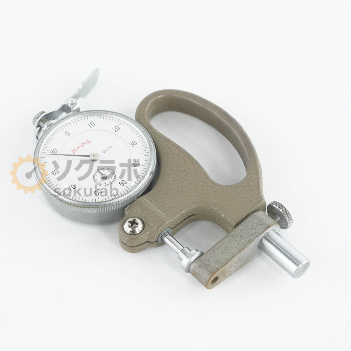 乐天商城 - 【中古】[DW]8日保証 PEACOCK DIAL HAND CALIPER GAUGE ダイヤルハンドキャリパー ダイヤルゲージ 0.01mm [08077-0017]