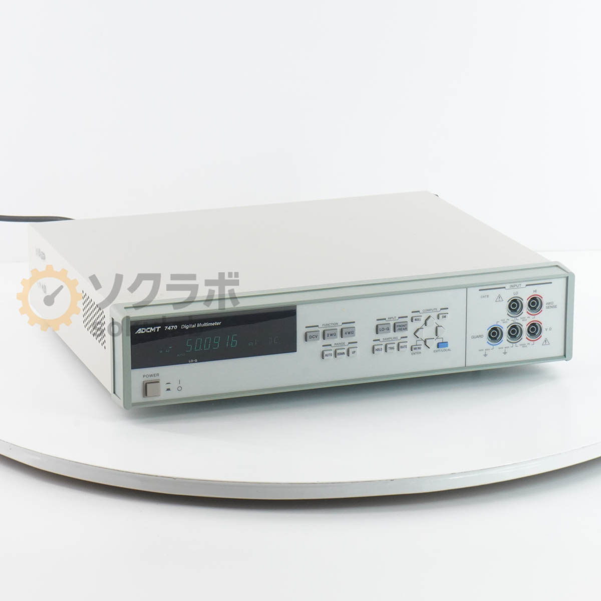 型番補足:DMM 製造番号:263500004【保証あり】開発機関や研究所等から動作品として入荷いたしました。当店では校正は行なっておりませんので、校正期限内レベルの精度・確度を保証するものではございません。あくまでも中古品としてご理解の上、ご購入ください。詳細は写真にてご確認ください。【当商品について】【外観・動作・補足コメント】傷や汚れがあります。電源コードは付属いたしません。【サイズ】高さ10.00cm×幅43.00cm×奥行38.00cm　重さ約7.00kg【サイズ補足】