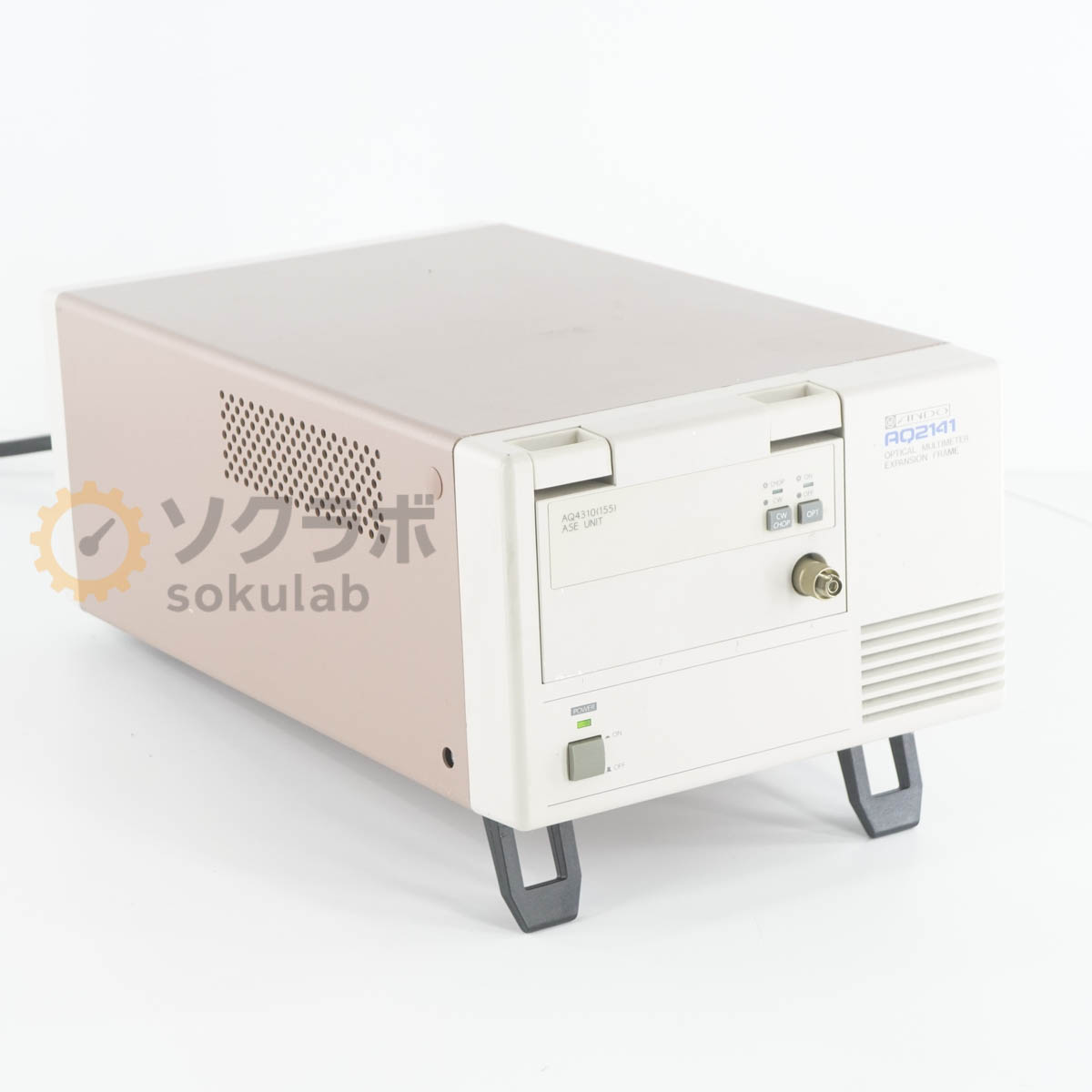 【中古】[DW]8日保証 2台入荷 ANDO AQ2141 OPTICAL MULTIMETER EXPANSION FRAME ASE UNIT 光マルチメーター ASEユニット AQ4310(155) [08070-0097]