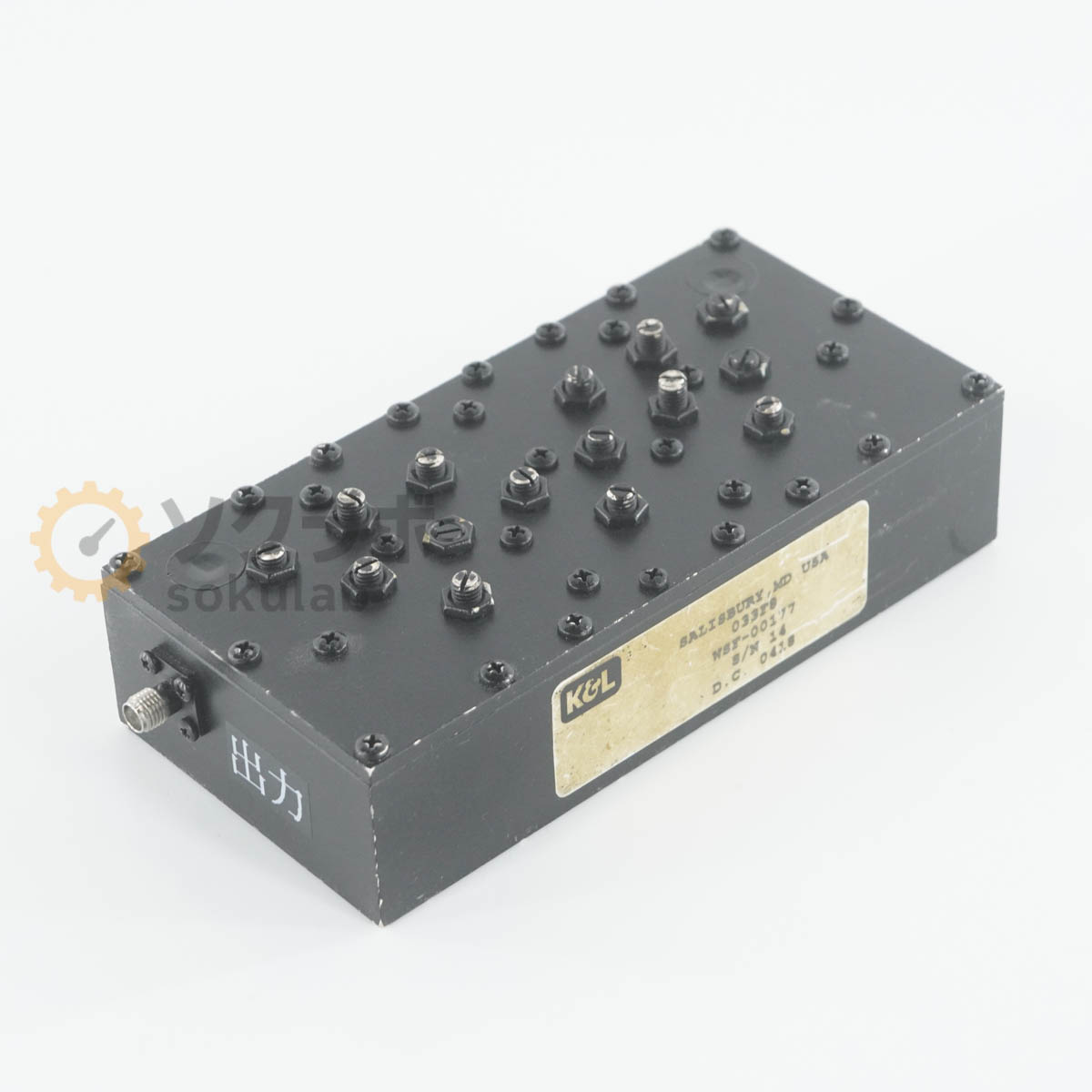 【中古】[DW]8日保証 K＆L Microwave WSF-00177 033F8 Bandpass Filter バンドパスフィルター [07918-0097]