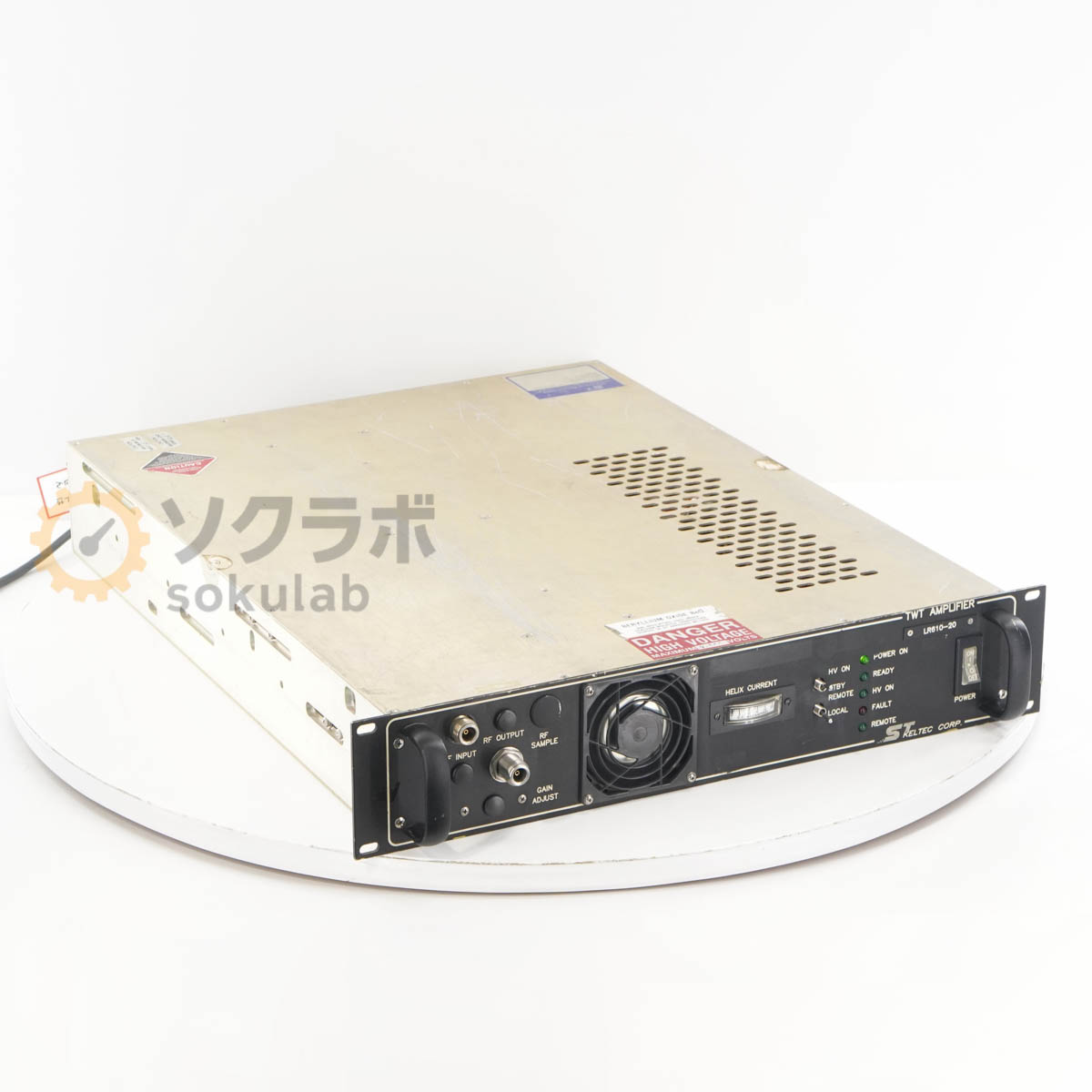 【中古】[DW]8日保証 KELTEC LR610-20 TWTA TRAVELING WAVE TUBE AMPLIFIER アンプ 増幅器 OPT I R [07918-0080]