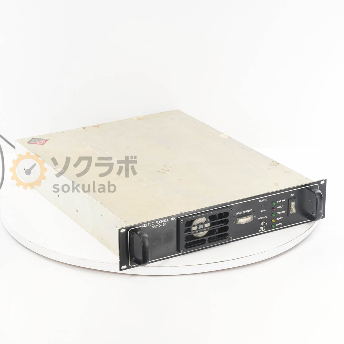 【中古】[DW]8日保証 KELTEC SR610-20 91D0687-9 TWTA TRAVELING WAVE TUBE AMPLIFIER アンプ 増幅器 OPT I [07918-0081]