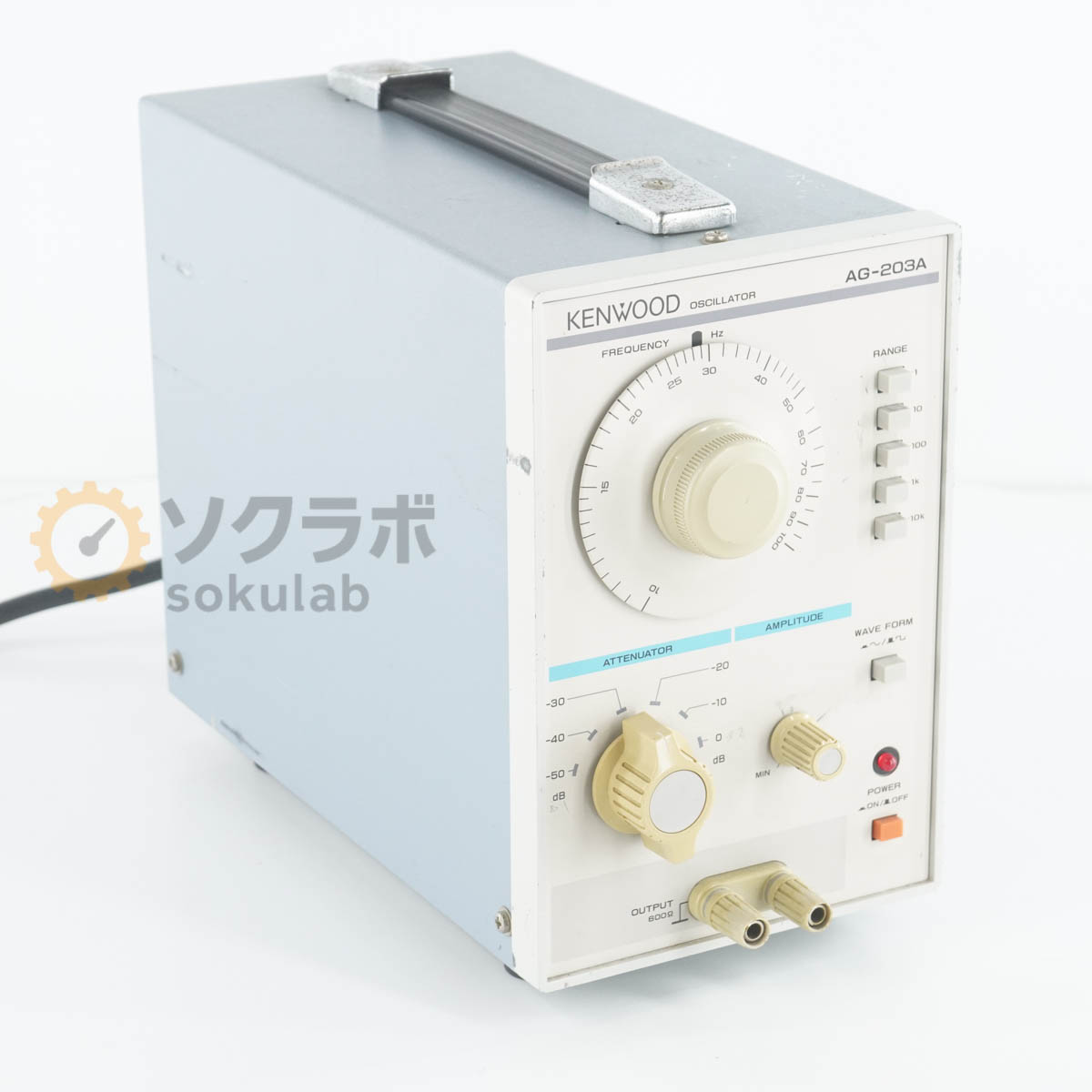 【中古】[JB]保証なし KENWOOD AG-203A OSCILLATOR 低周波発振器 オシレーター [07990-0025]