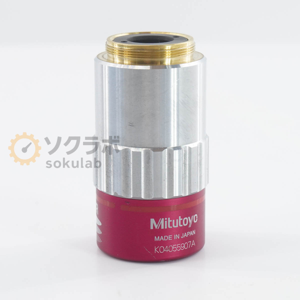 【中古】[DW]8日保証 Mitutoyo M Plan Apo NIR 5×/0.14 Objective Lens 対物レンズ ∞/0 f200 [08070-0140]