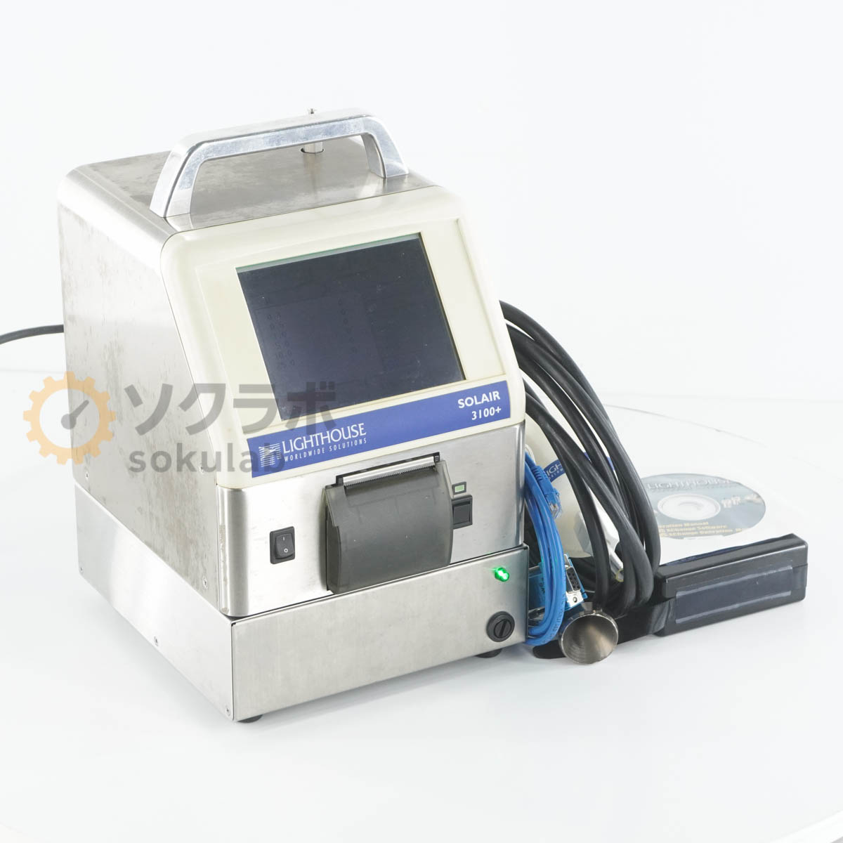 【中古】[DW]8日保証 10/2025CAL LIGHTHOUSE Solair 3100＋ SOLAIR3100 ＋ Airborne Particle Counter 空気中パーティクルカウンタ...[07822-0004]