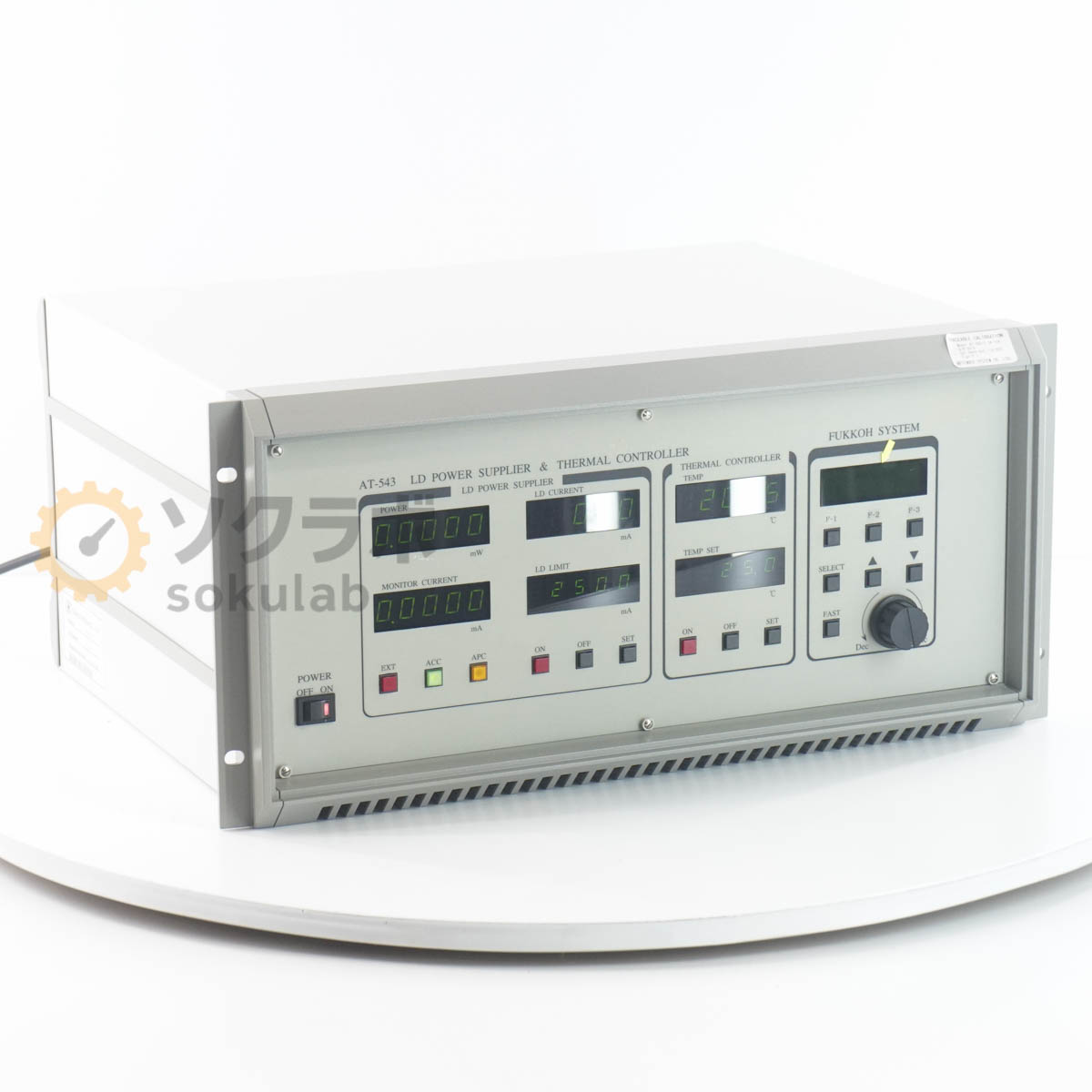 Rakuten - 【中古】[DW]8日保証 FUKKOH SYSTEM AT-543 LD POWER SUPPLIER ＆ THERMAL CONTROLLER 温度制御機能付LD駆動電源 [07918-0180]
