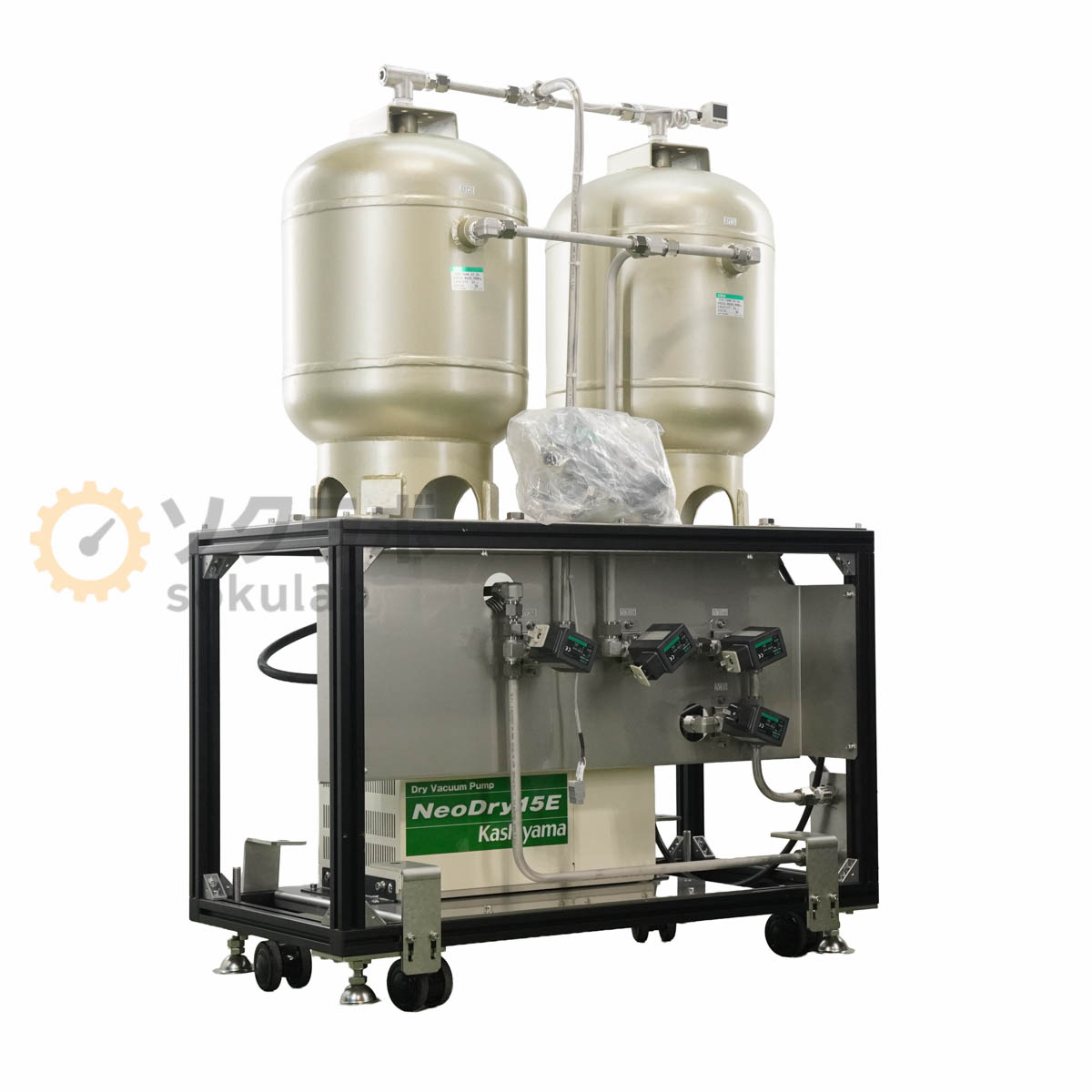 【中古】[DW]8日保証 Kashiyama NeoDry15E NeoDry E 15E 真空ポンプ 空冷ドライ真空ポンプ Dry Vacuum Pump CKD AT-24 [07919-0118]