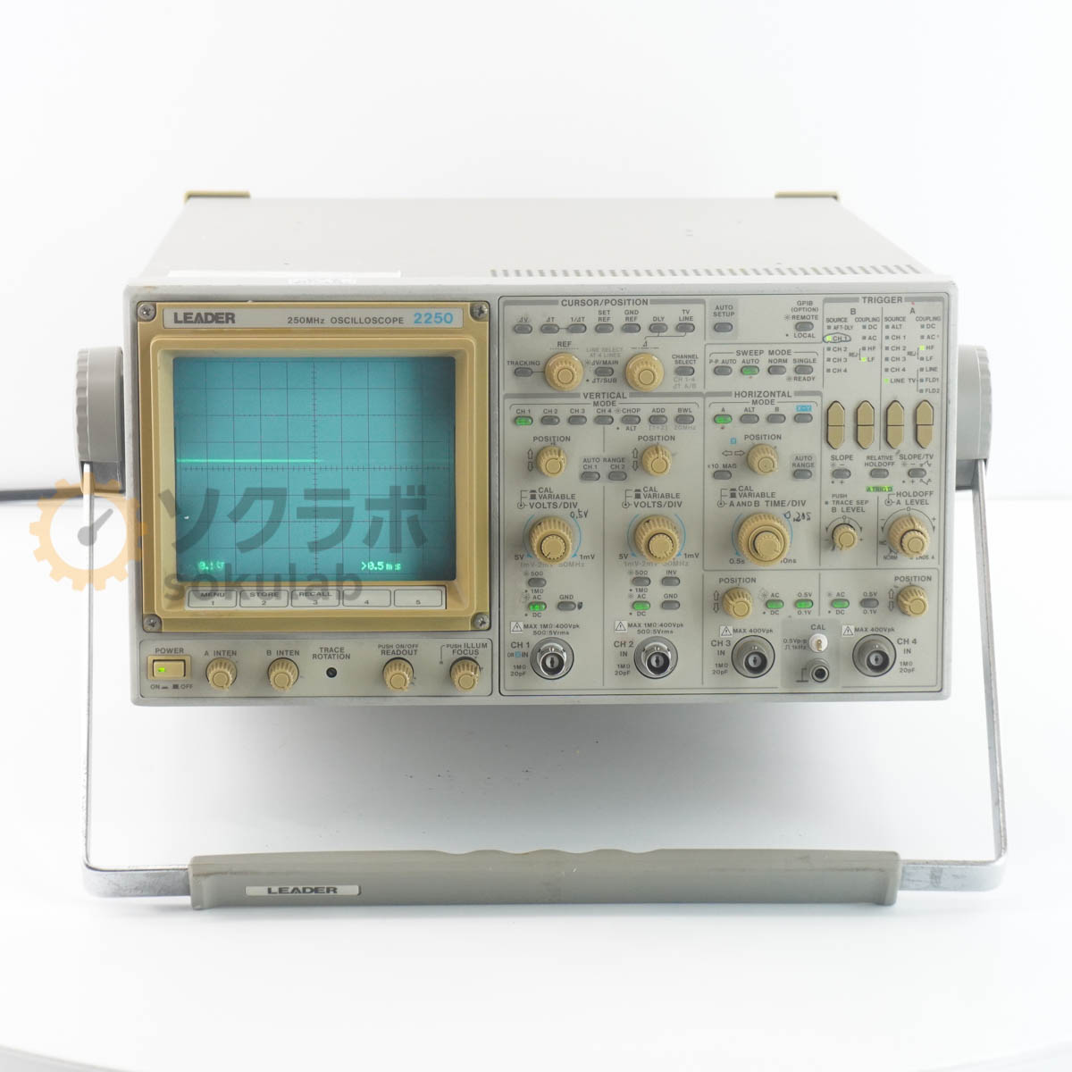 【中古】[JB]保証なし LEADER 2250 OSCILLOSCOPE オシロスコープ 250MHz [07995-0048]