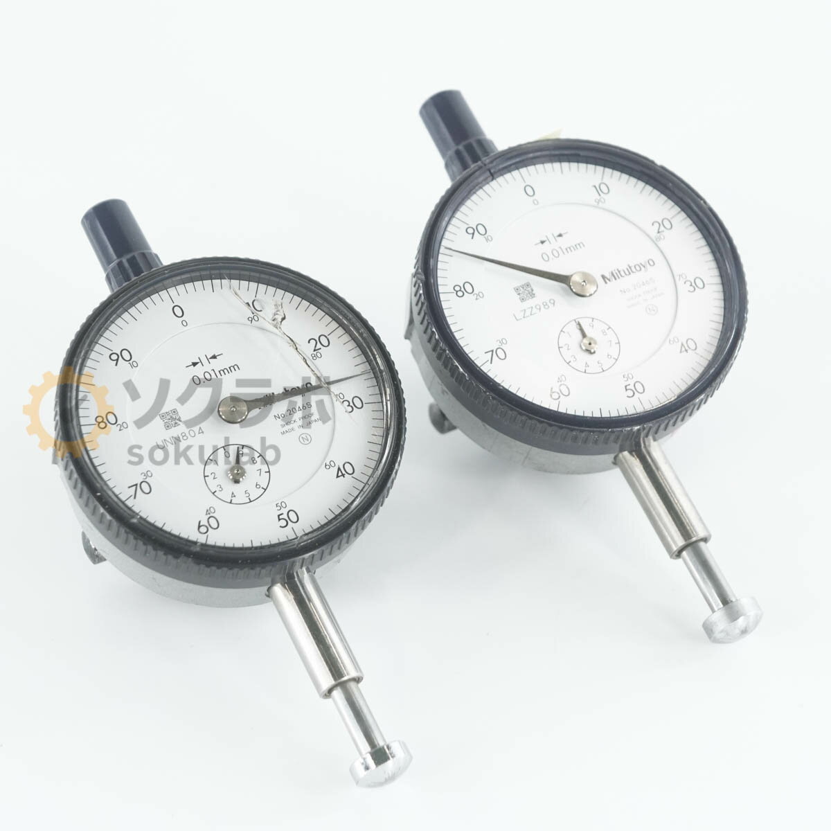Rakuten - 【中古】[JB]保証なし 2個セット Mitutoyo 2046S Dial Gauge ダイヤルゲージ [08142-0008]