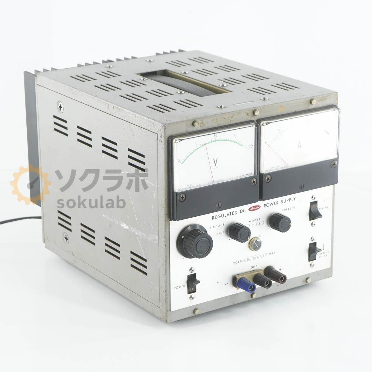乐天商城 - 【中古】[DW]8日保証 METRONIX 525B REGULATED DC POWER SUPPLY 直流安定化電源 DC電源 直流電源 0~18V/4.5A [08180-0019]
