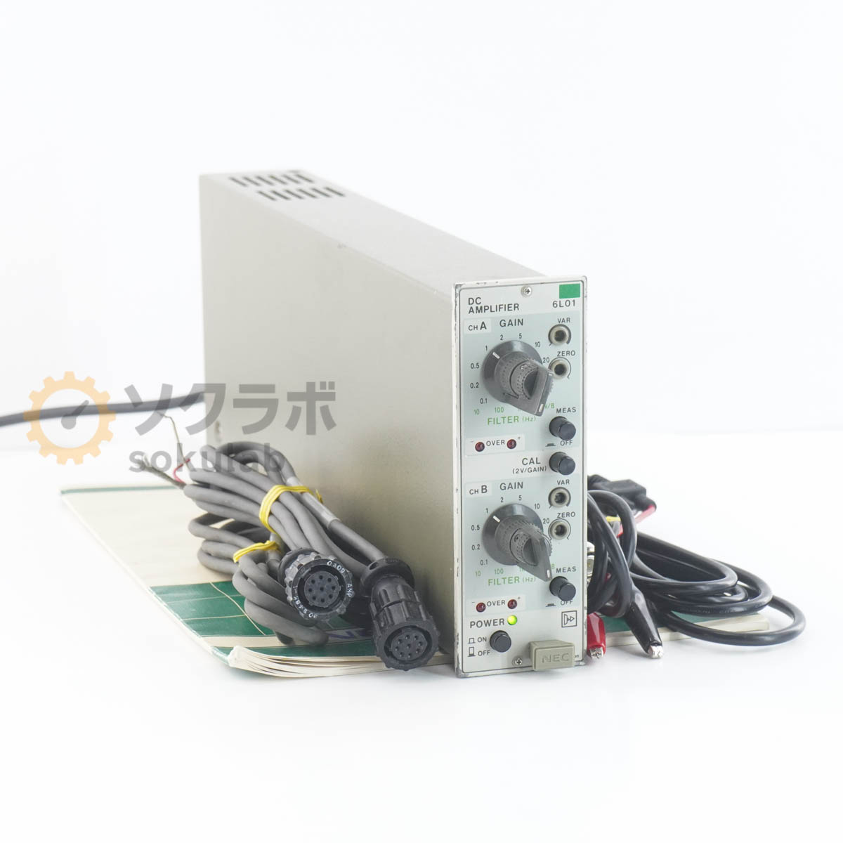 Rakuten - 【中古】[JB]保証なし NEC San-ei 6L01 DC AMPLIFIER SIGNAL CONDITIONER DCアンプ 増幅器 シグナルコンディショナー 電源コード 取...[08023-0150]