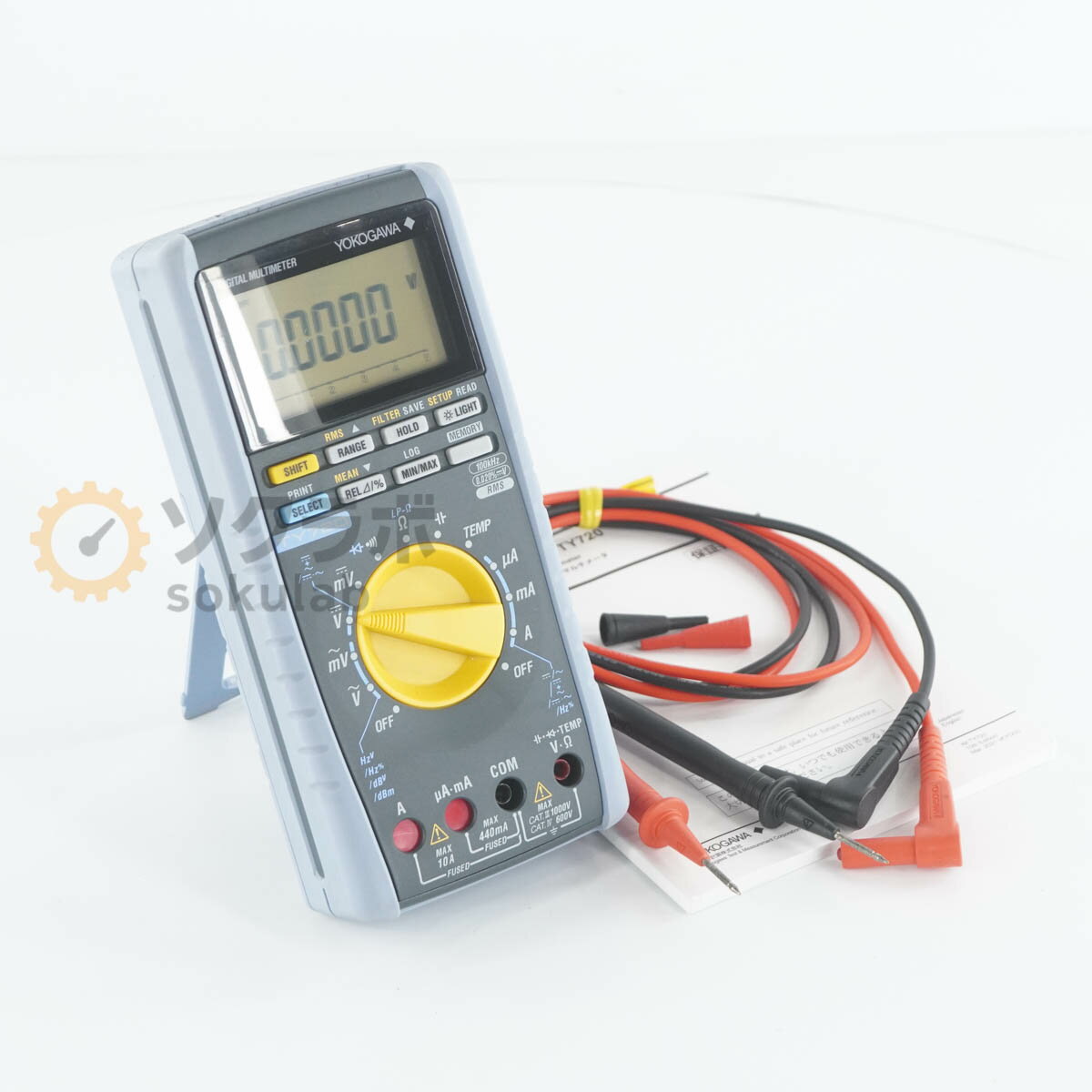 【中古】[JB]保証なし YOKOGAWA TY720 DMM DIGITAL MULTIMETER デジタルマルチメーター 取扱説明書 [08023-0207]