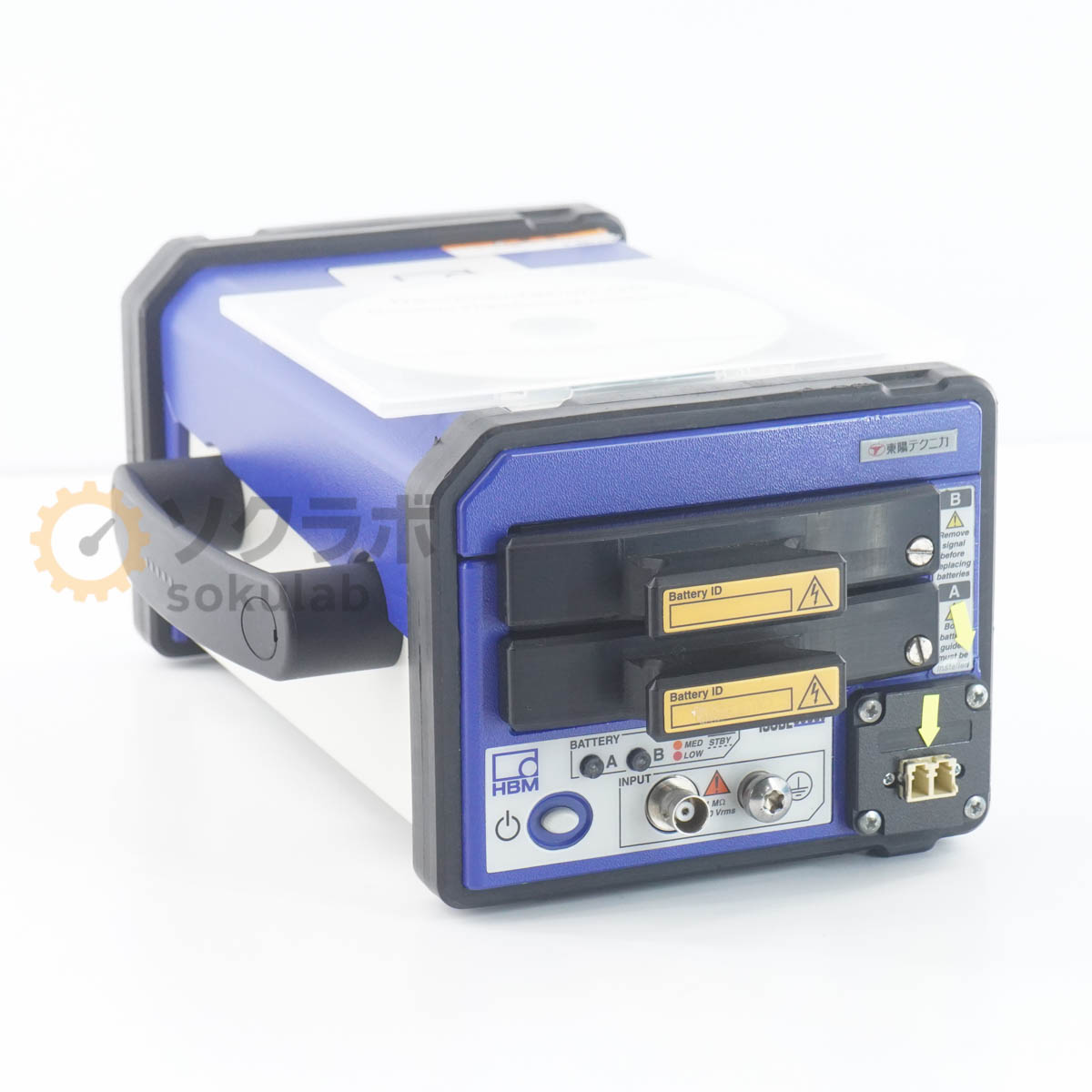 【中古】[JB]保証なし HBM ISOBE5600t 1-GENIS-1T-2 TRANSMITTER HV ISOBE5600 Isolation System 光絶縁プローブ 送信機 ソフトウェア [08023-0223]