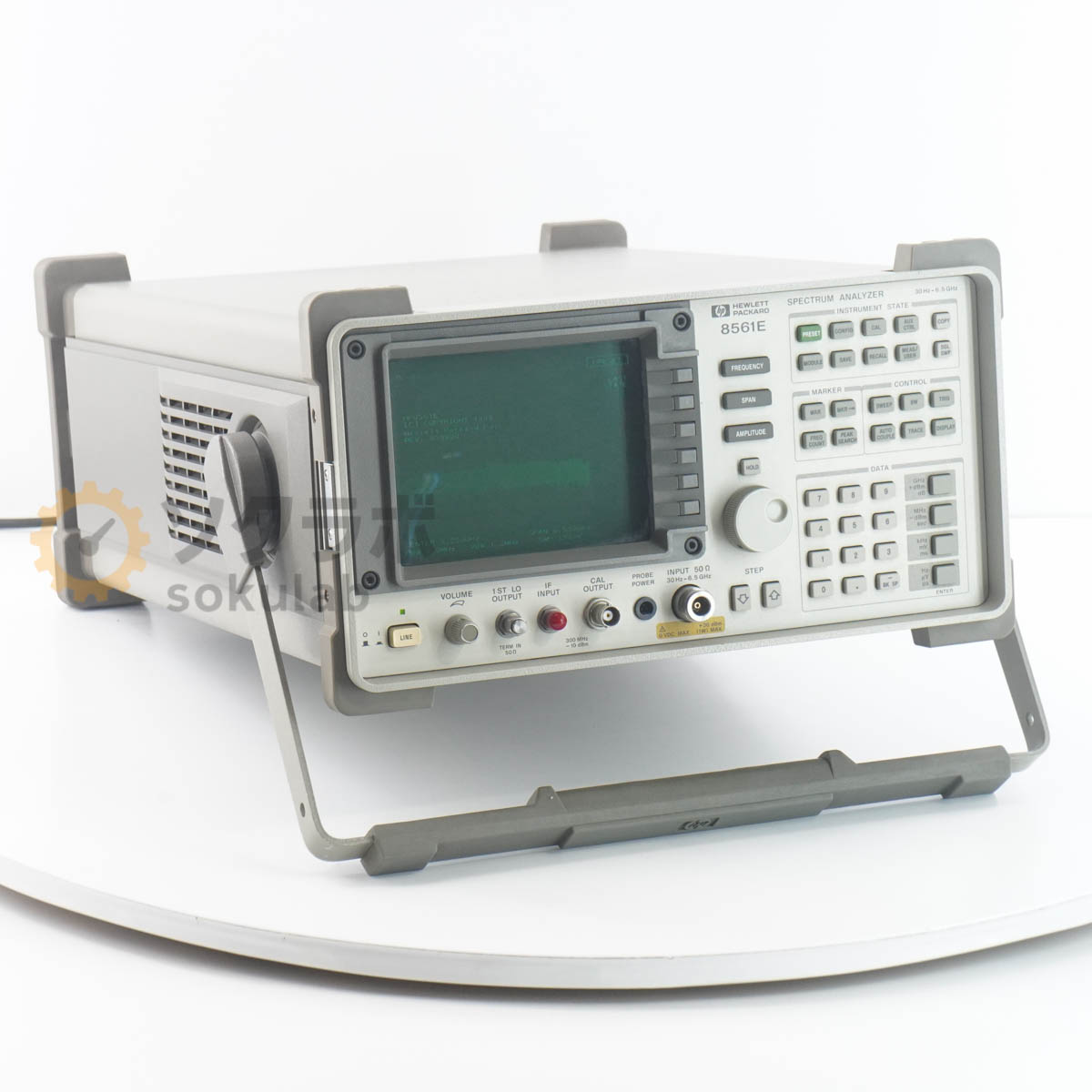 【中古】[JB]保証なし hp 8561E SPECTRUM ANALYZER スペクトラムアナライザー スペアナ OPT 007 85620A 30Hz-6.5GHz [08154-0002]