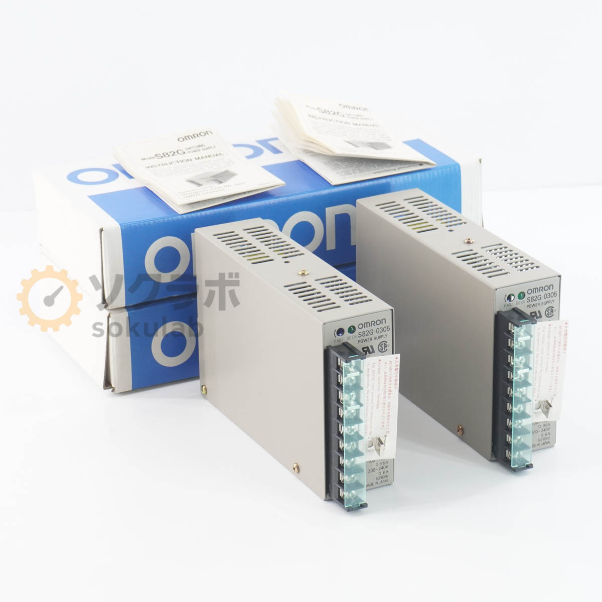 乐天商城 - 【中古】[PG]8日保証 2台セット OMRON S82G-0305 S82G POWER SUPPLY スイッチング パワーサプライ 取扱説明書 [08221-0023]