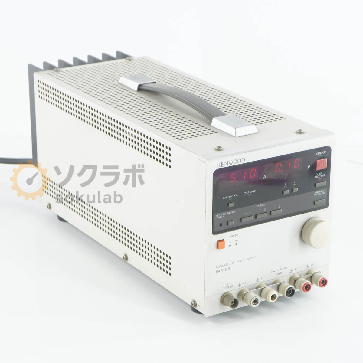 Rakuten - 【中古】[JB]保証なし KENWOOD PAR18-5 REGULATED DC POWER SUPPLY 直流安定化電源 DC電源 直流電源 0-＋18V 5A [08055-0149]