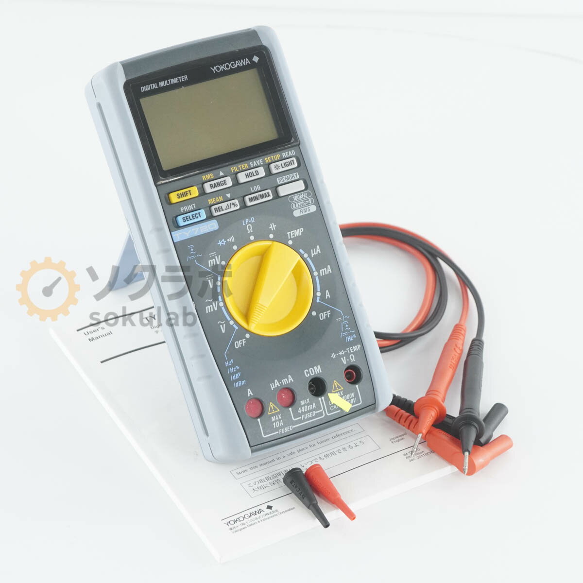 Rakuten - 【中古】[JB]保証なし YOKOGAWA TY720 DMM DIGITAL MULTIMETER デジタルマルチメーター 取扱説明書 [08023-0200]