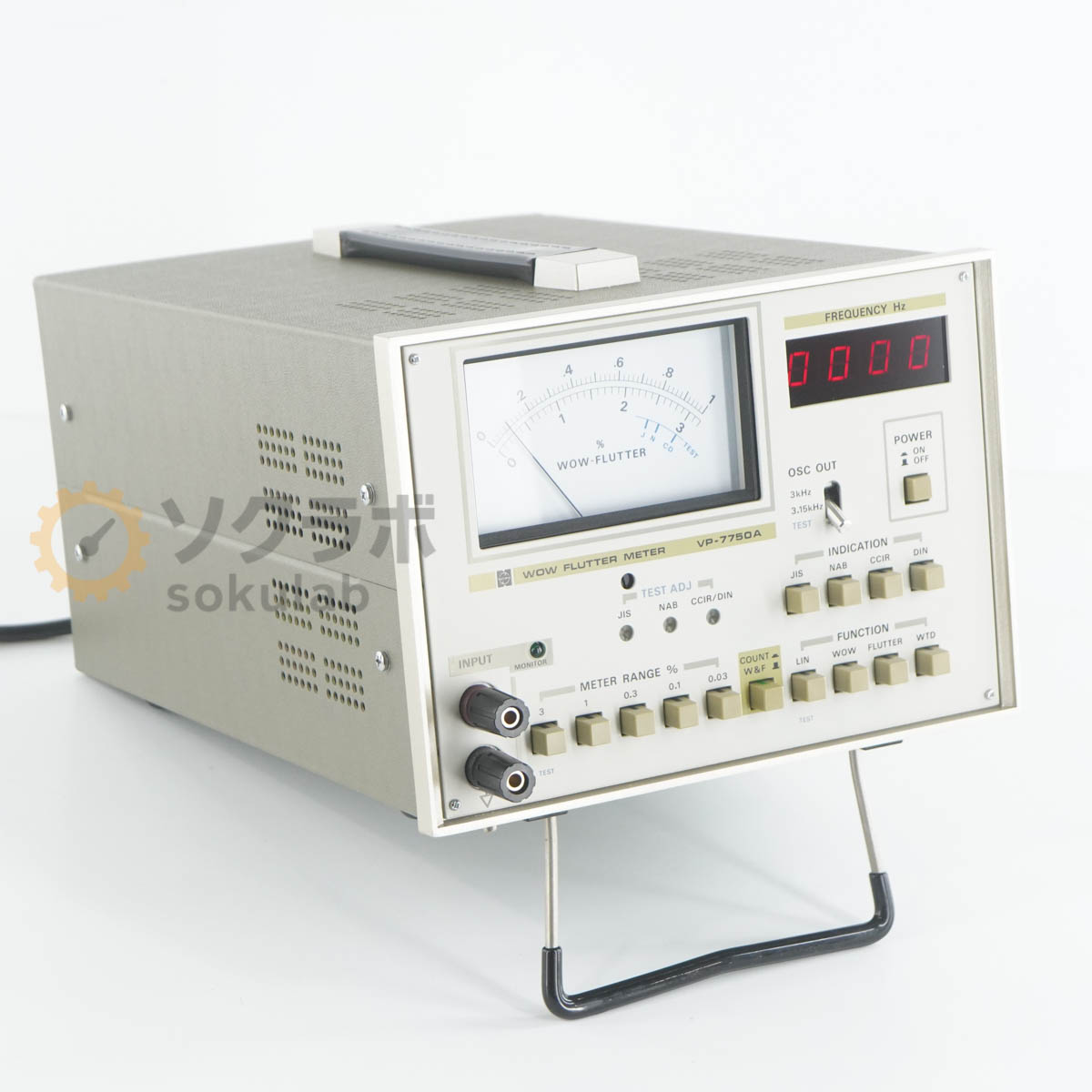 【中古】[DW]8日保証 National VP-7750A WOW FLUTTER METER ワウフラッターメーター ワウ フラッターメーター [08221-0006]