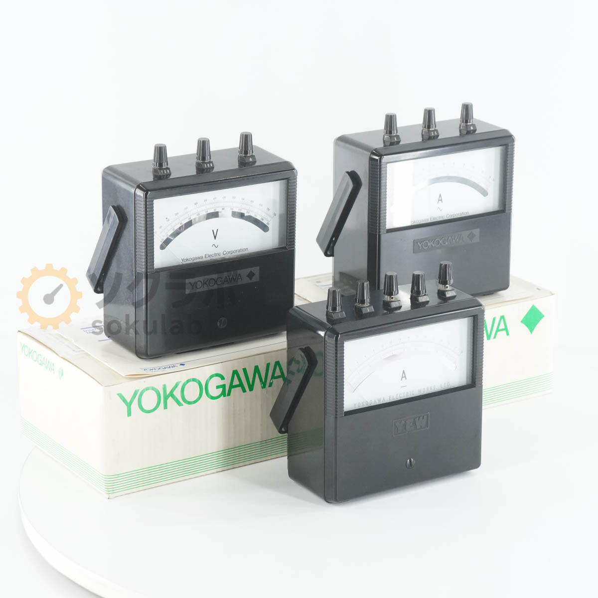 乐天商城 - 【中古】[DW]8日保証 セット YOKOGAWA 2013 2011 YEW Ammeter Voltmeter 電流計 電圧計 V A 取扱説明書 [08221-0007]