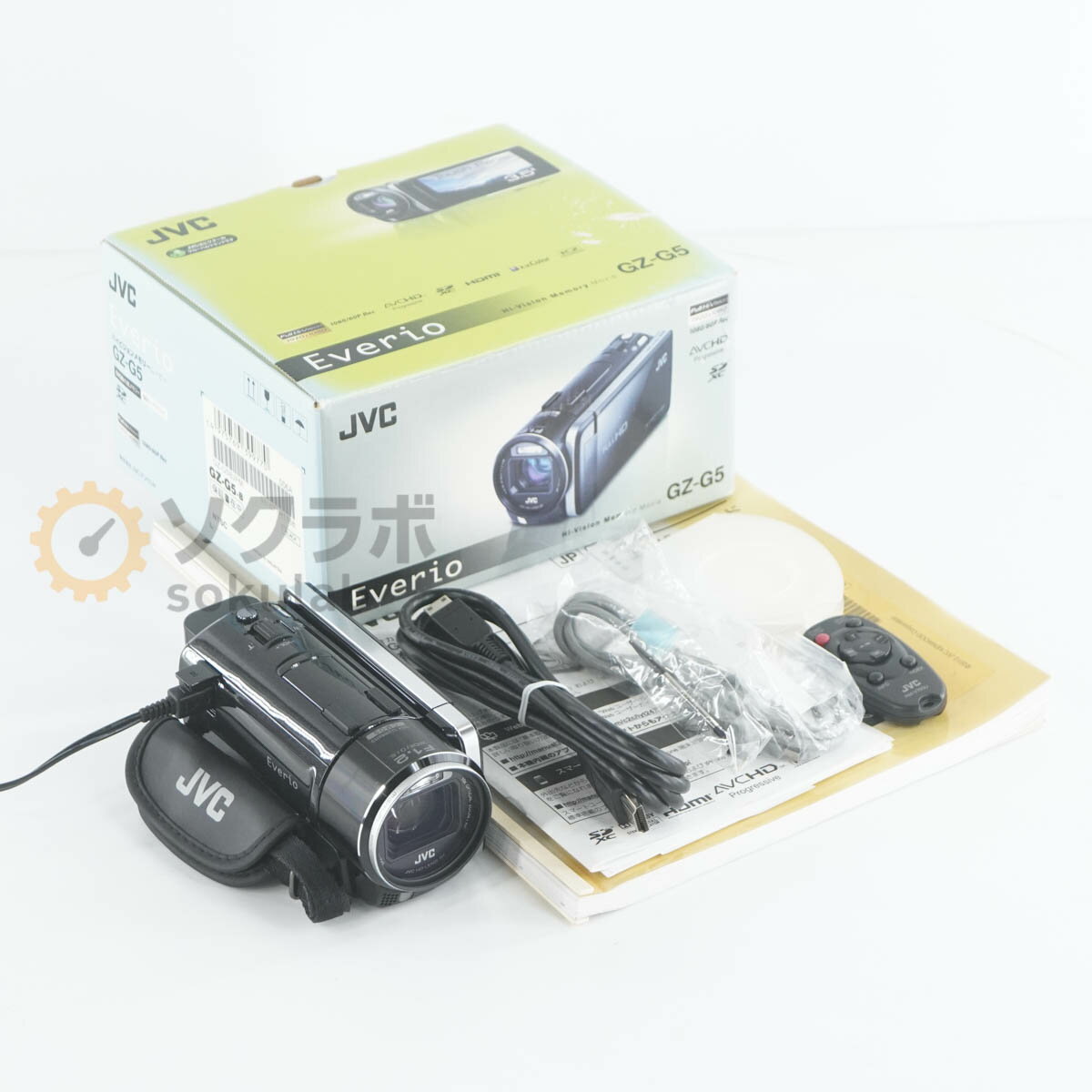 HDD攝像機 - 【中古】[JB]保証なし 2012年製 JVC GZ-G5-B GZ-G5 Everio デジタルビデオカメラ VIDEO CAMERA RM-V760U ACアダプター 取...[08221-0040]