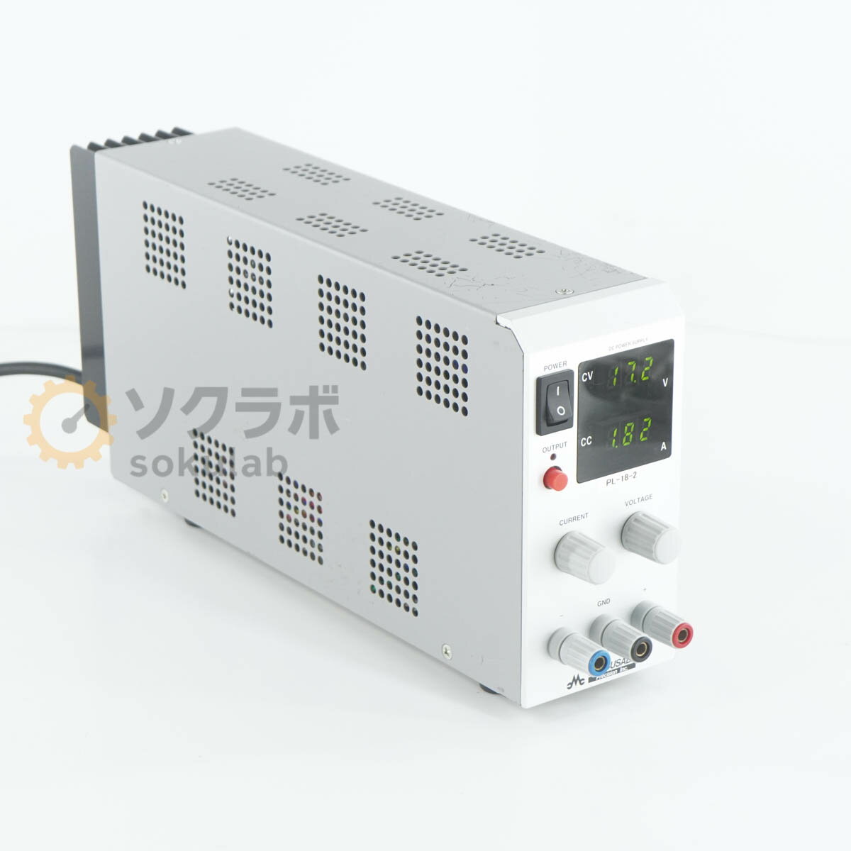 【中古】[DW]8日保証 10台入荷 Matsusada PL-18-2-L3Pi PL-18-2 DC POWER SUPPLY 直流安定化電源 DC電源 直流電源 [08055-0153]