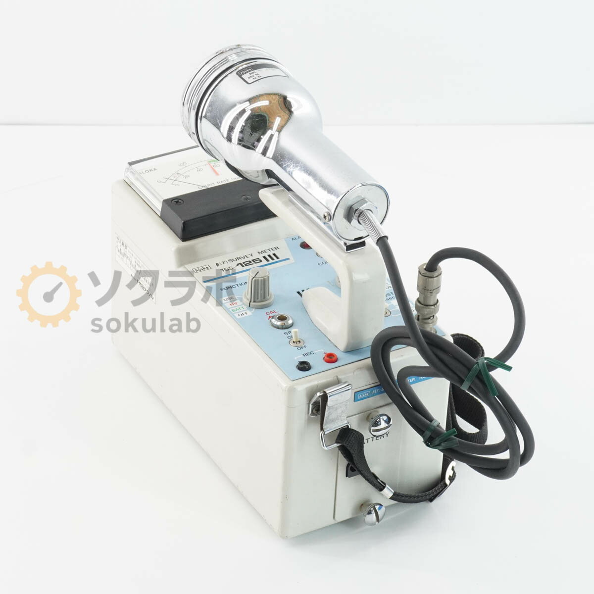 【中古】[JB]保証なし ALOKA TGS-125 β(γ)-RAY GM SURVEY METER GMサーベイメーター 放射線測定器 [08187-0009]の商品画像