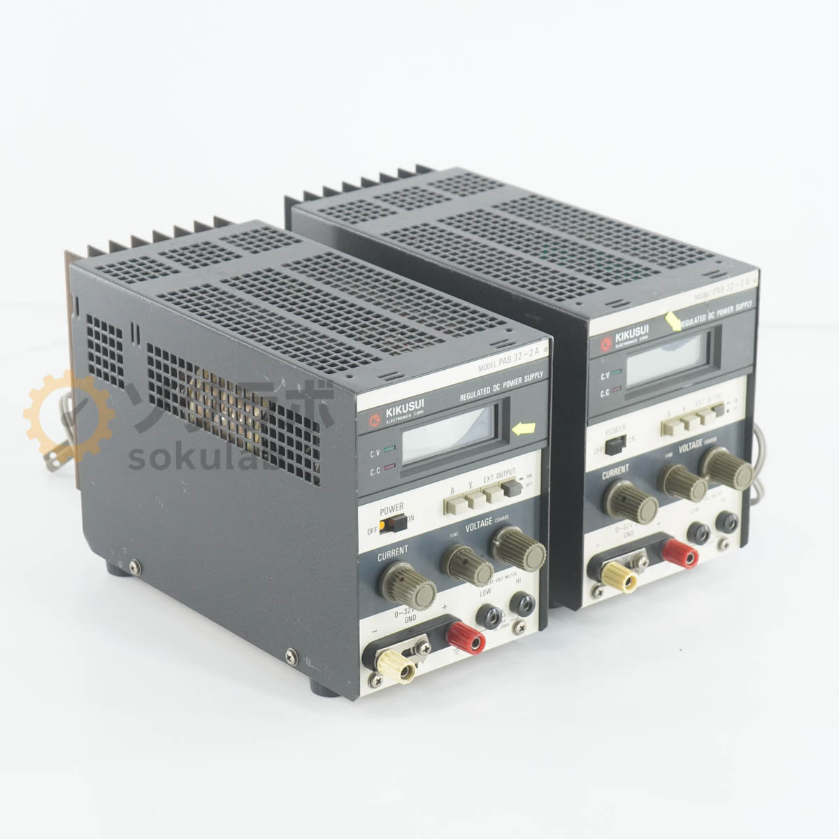 乐天商城 - 【中古】[JB]保証なし 2台セット KIKUSUI PAB32-2A PAB-A REGULATED DC POWER SUPPLY 直流安定化電源 DC電源 直流電源 0~32V 2A [08078-0008]