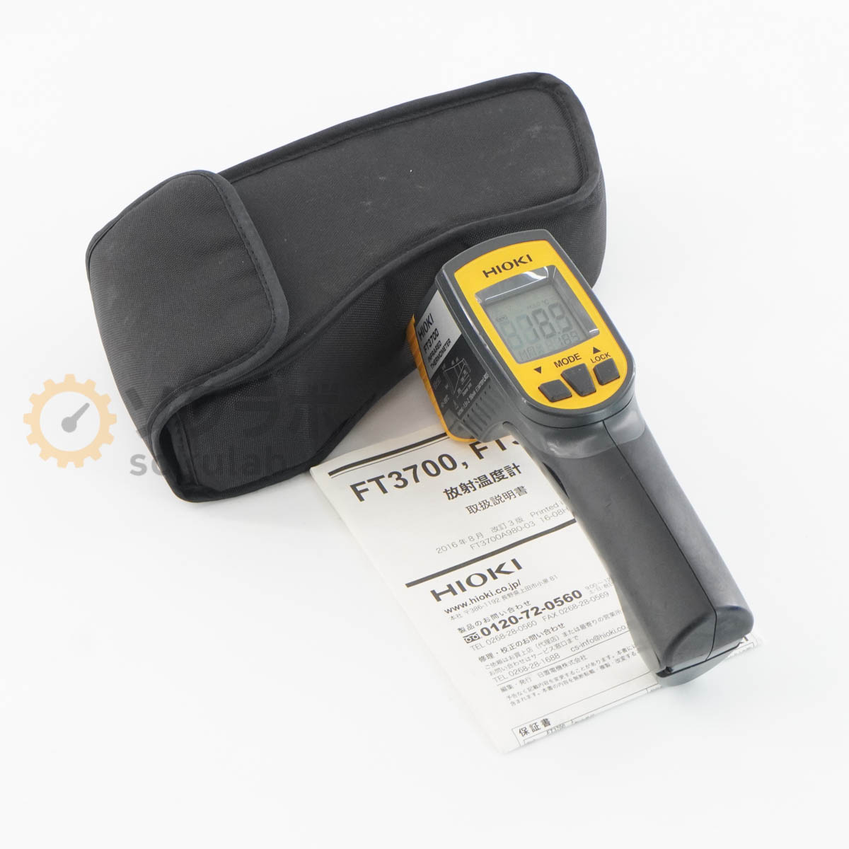 Rakuten - 【中古】[DW]8日保証 12/2024CAL HIOKI FT3700 INFRARED THERMOMETER 放射温度計 -60~550℃ 取扱説明書 [08136-0135]