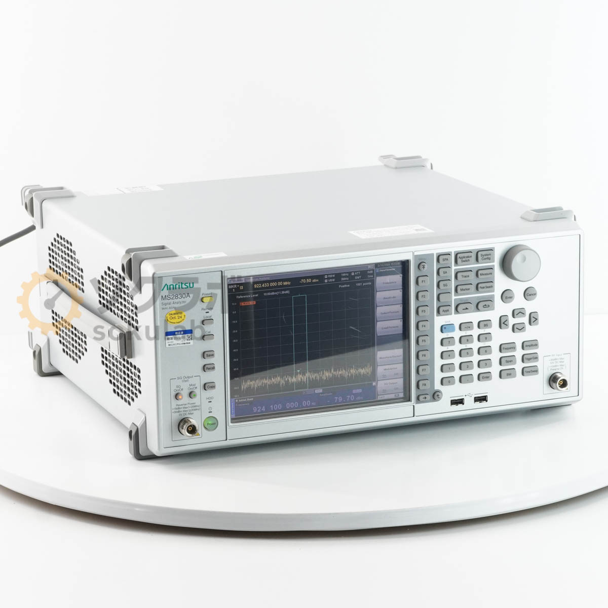 8日保証 10/2024CAL Anritsu MS2830A Signal Analyzer シグナルアナライザー OPT 002 020 022 041 M2 C1 9kHz-6GHz 