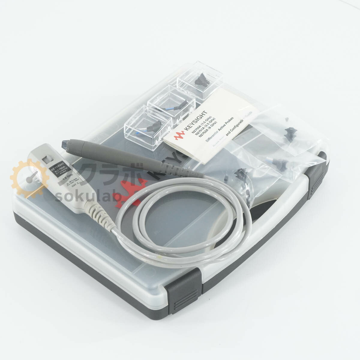 【中古】[DW]8日保証 11/2024CAL Keysight N2750A Differential Probe 差動プローブ 1.5GHz [08183-0123]