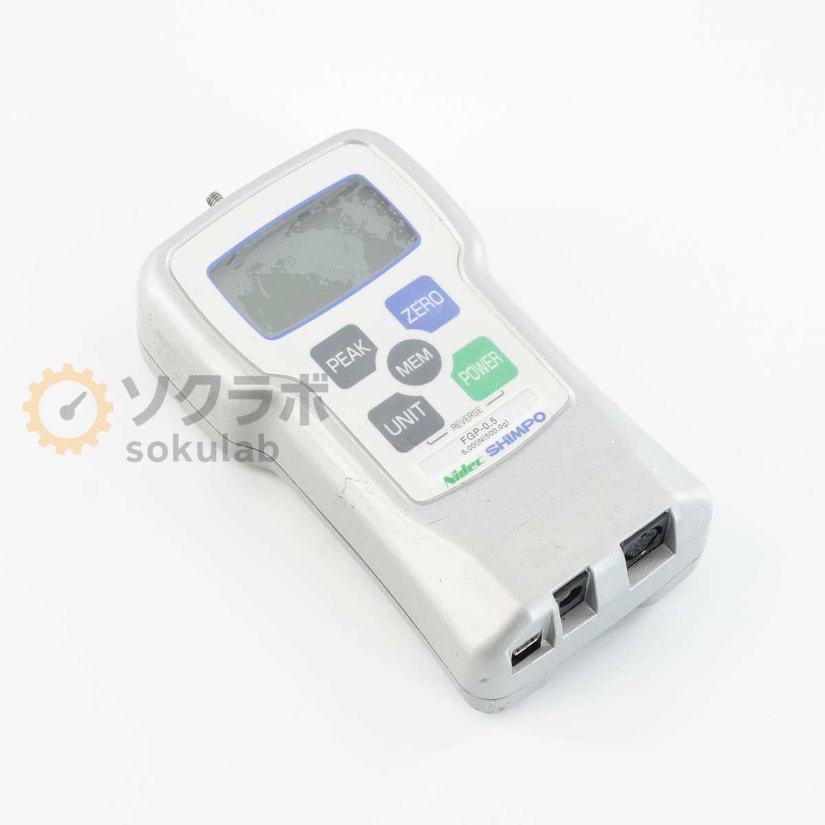 Rakuten - 【中古】[JB]保証なし Nidec SHIMPO FGP-0.5 Digital Force Gauge デジタルフォースゲージ 5.000N(500.0g) [08218-0059]