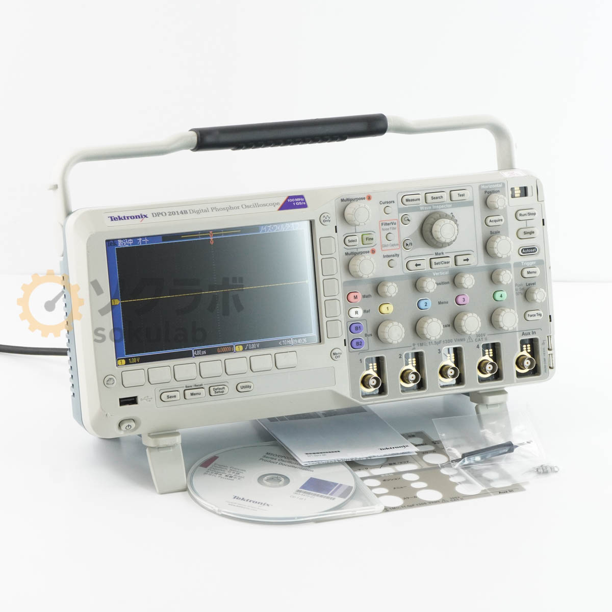【中古】[DW]8日保証 09/2024CAL Tektronix DPO 2014B DPO2014B DPO2000B Digital Phosphor Oscilloscope デジタル・フォスファ・オ...[08183-0140]