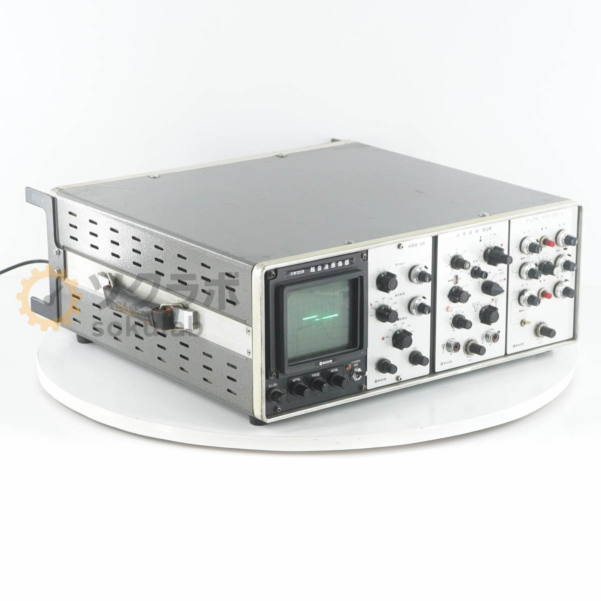 8日保証 TOKYO KEIKI 東京計器 UM721R Ultrasonic Flaw Detector 超音波探傷器 10R 5UR SI-3121A SANIC 電源コード 