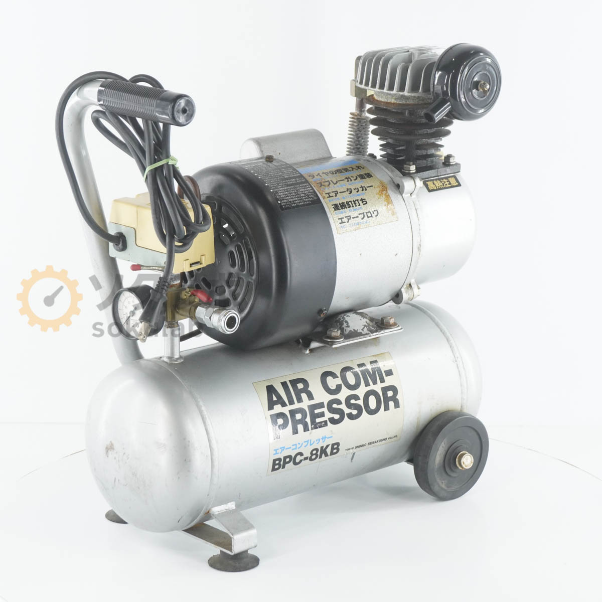 Rakuten - 【中古】[PG]8日保証 SHINKO BPC-8KB エアーコンプレッサー AIR COM-PRESSOR エアコンプレッサー [08273-0094]